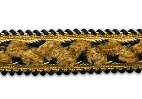 3/4" Golden Caterpillars Bouclé Trim (Made in France)