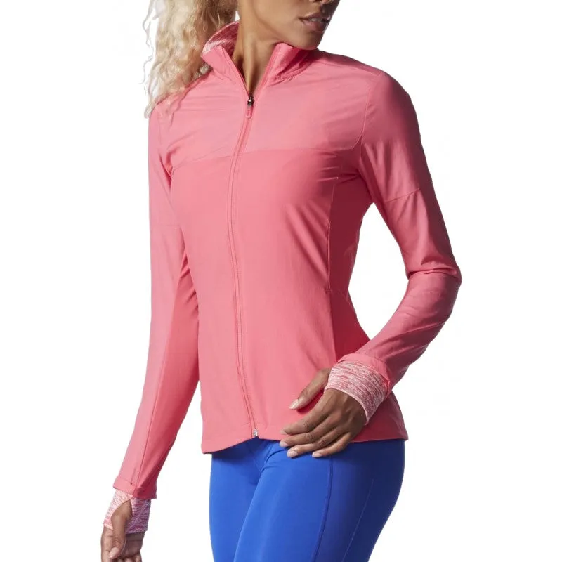 Adidas Women's Running Supernova Storm Jacket Pink