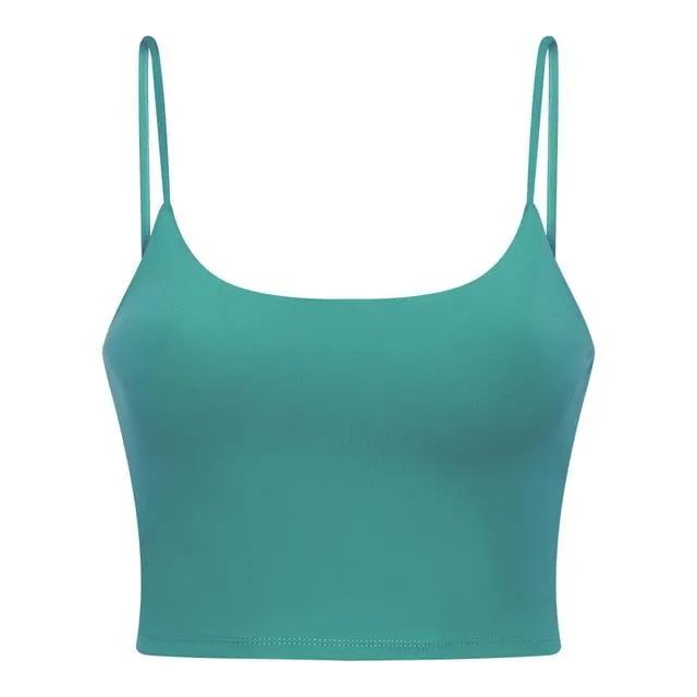 Anti-sweat Athletic Yoga Fitness Crop Tops Women