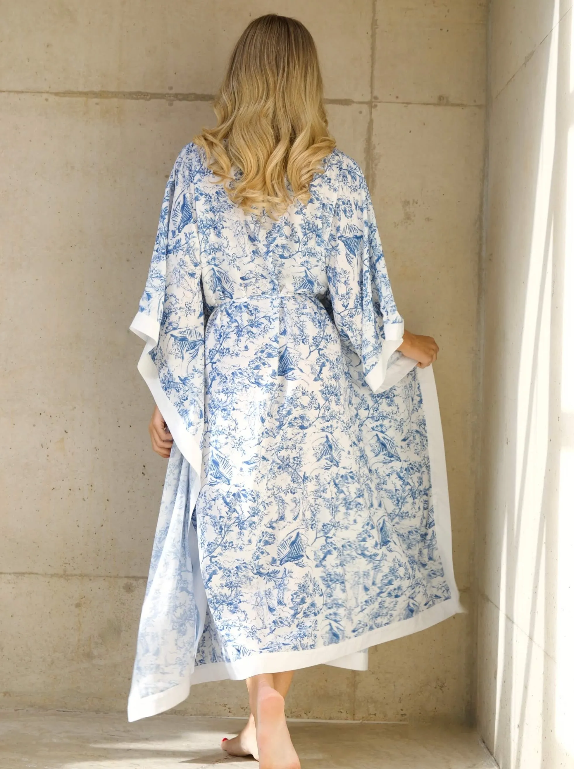 'ATHENA' PRINTED KAFTAN TOILE