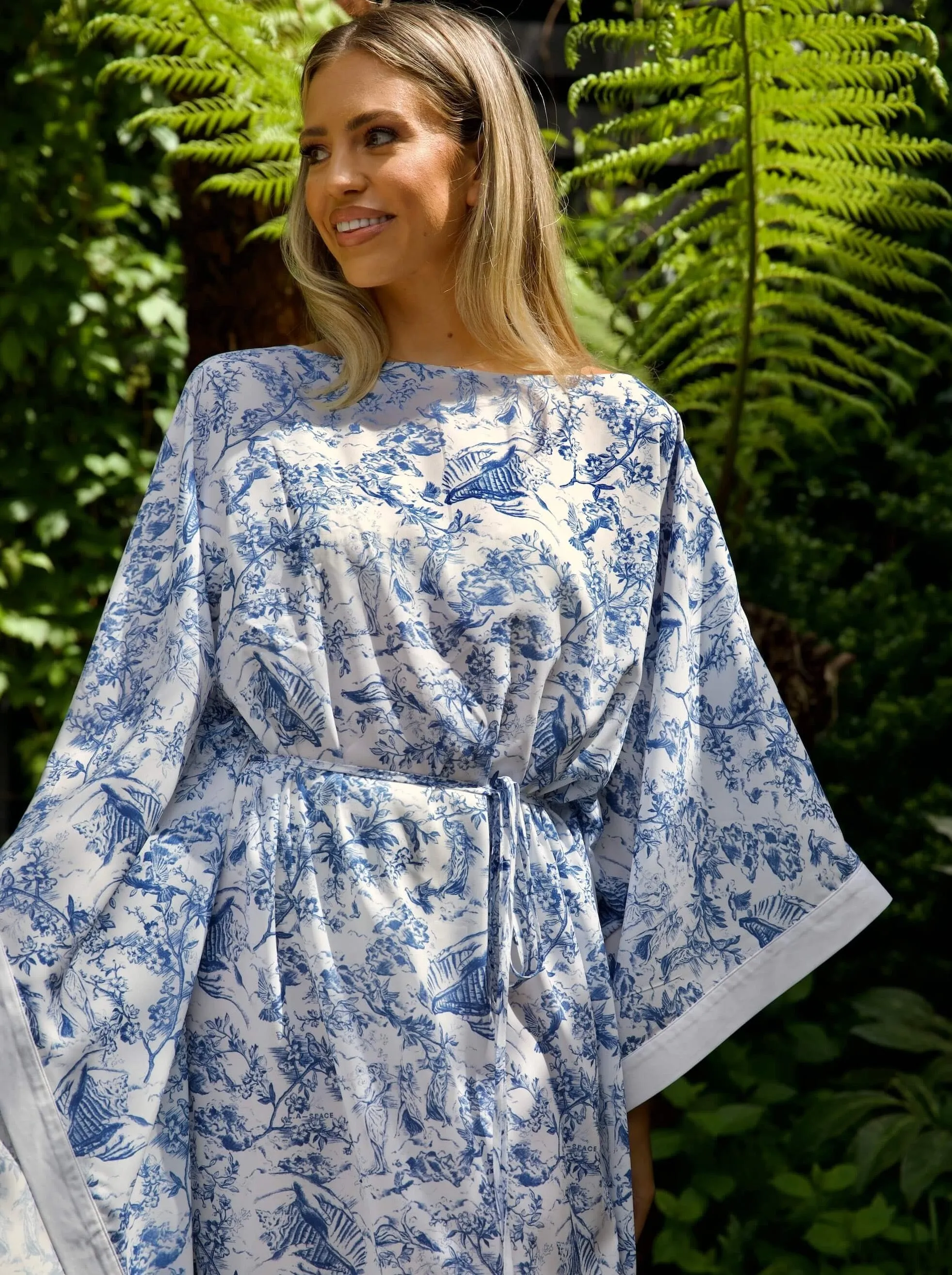 'ATHENA' PRINTED KAFTAN TOILE