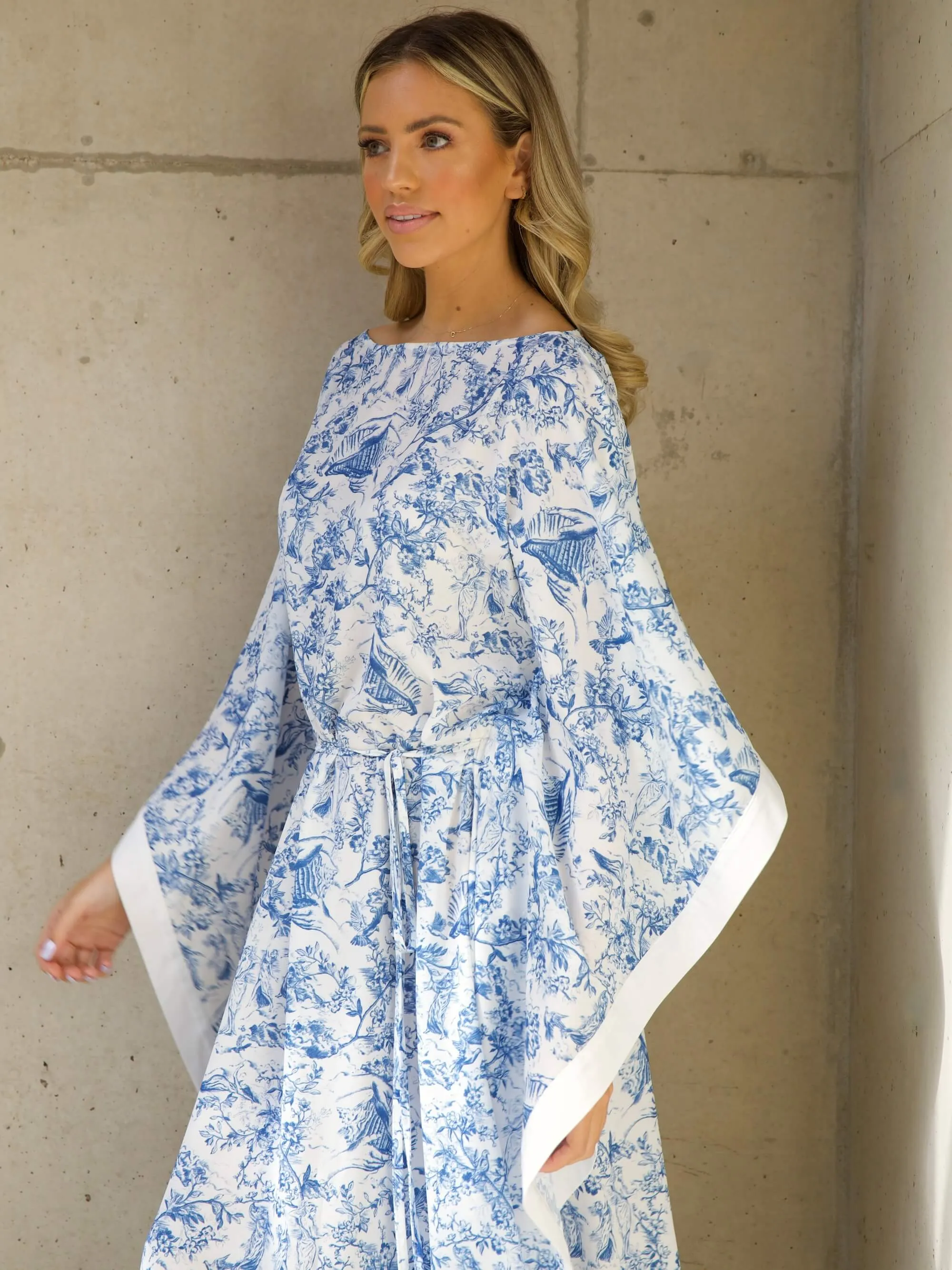 'ATHENA' PRINTED KAFTAN TOILE