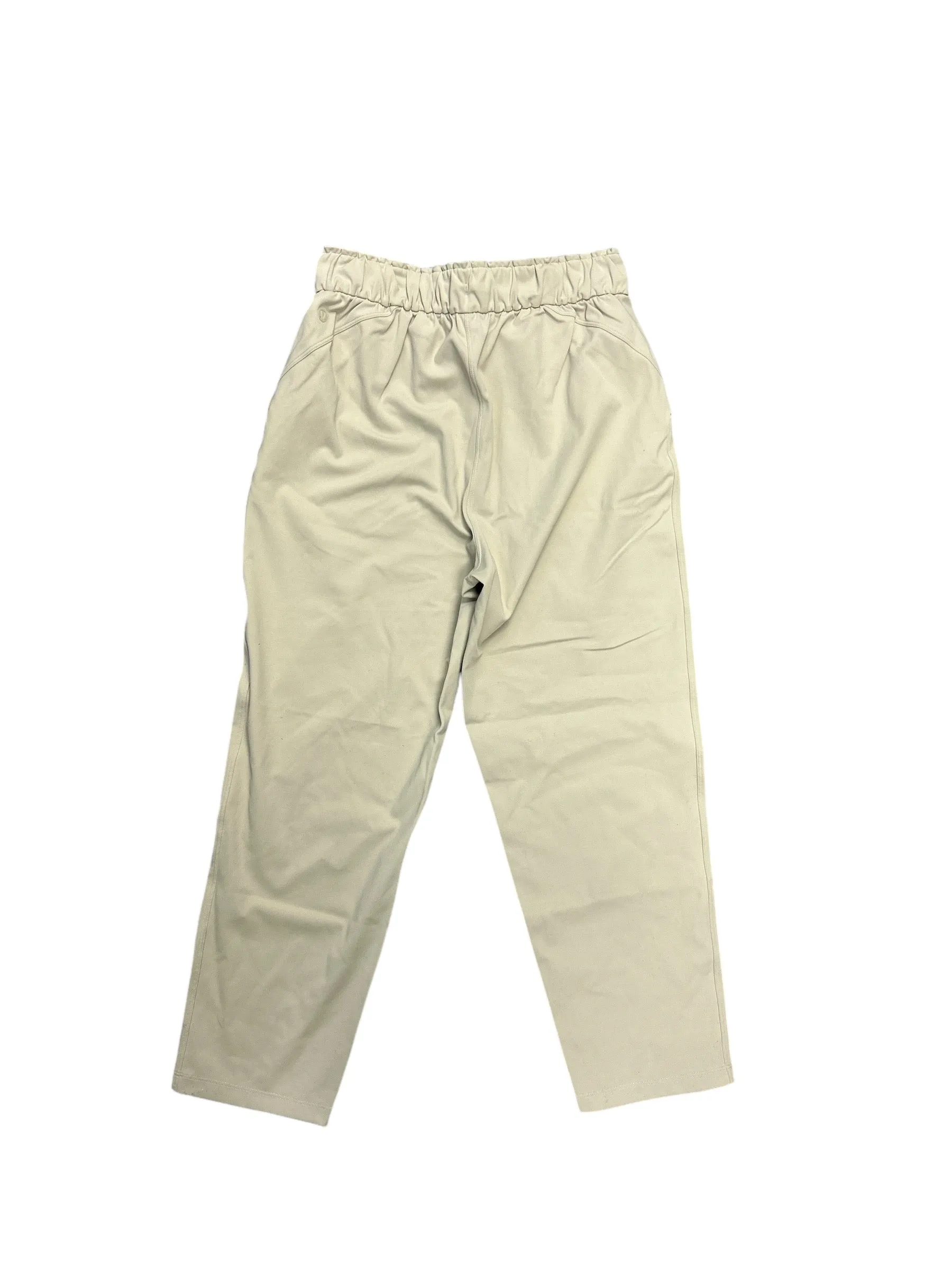 Athletic Pants By Lululemon In Cream, Size: 4