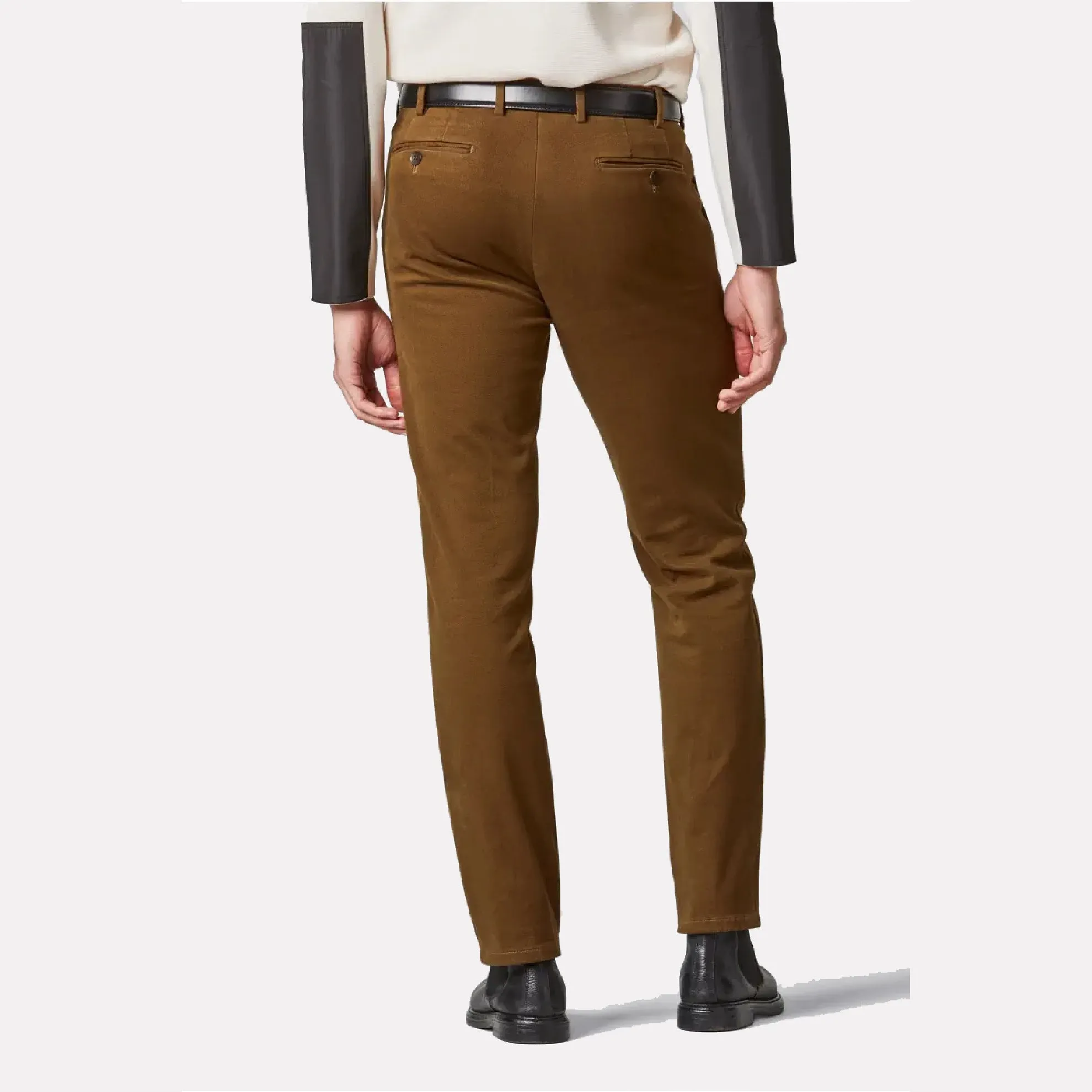 Bonn - Perfect Fit Super-Stretch Winter Twill Trouser / Caramel