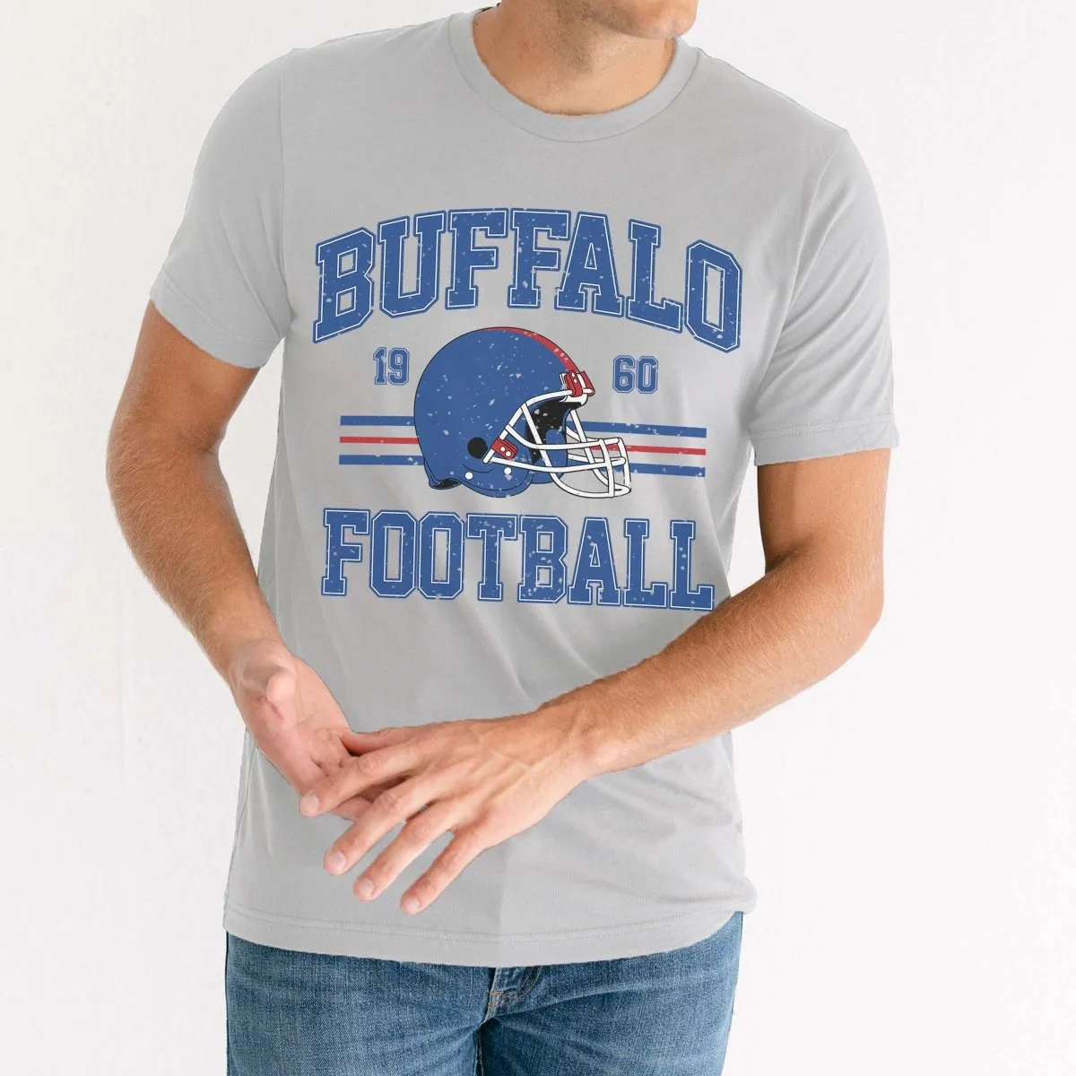 Buffalo Football Wholesale Bella Graphic Tee - Fast Shipping