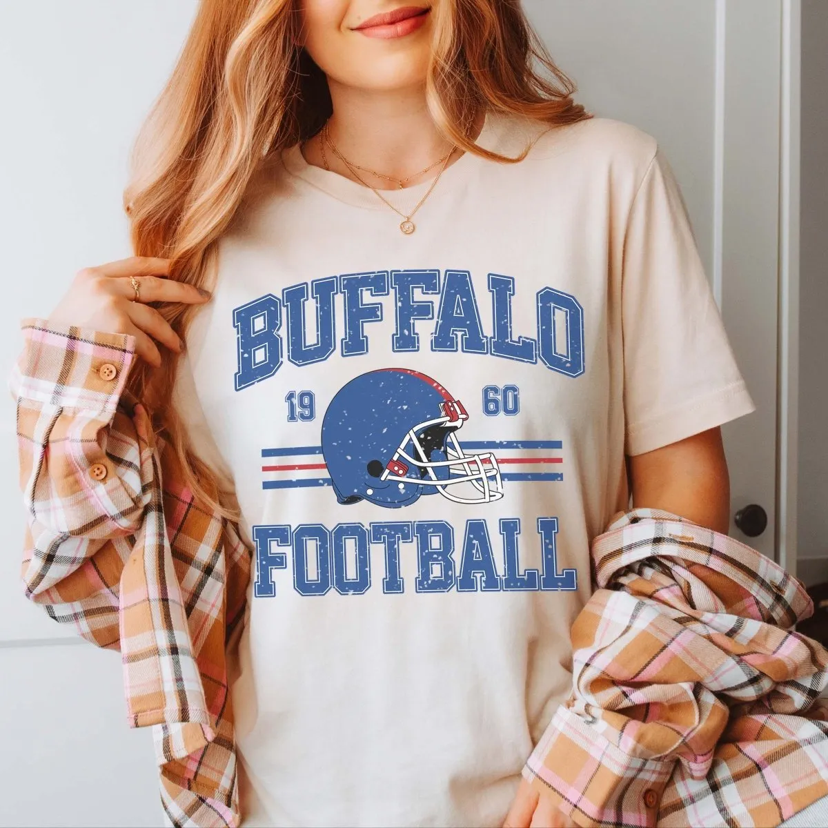 Buffalo Football Wholesale Bella Graphic Tee - Fast Shipping