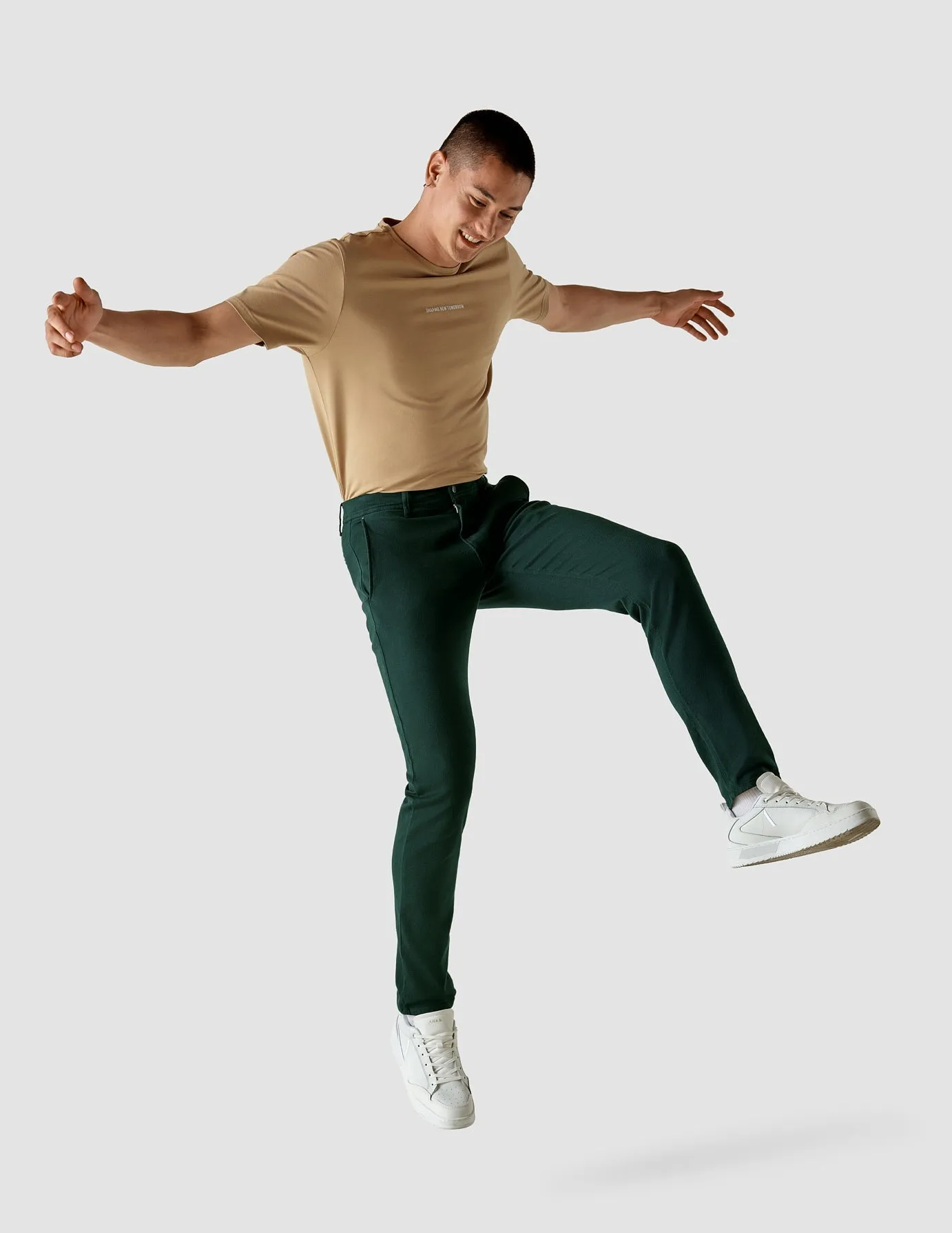 Classic Pants Slim Forest Green