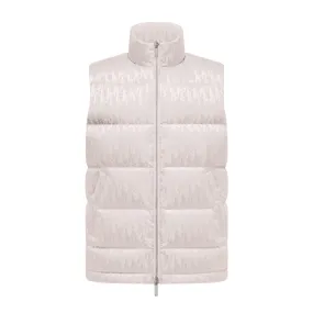 Dior Oblique Down Vest Pearl