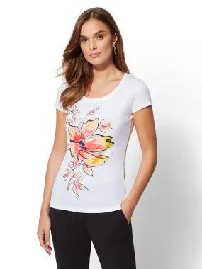 Floral Graphic Tee