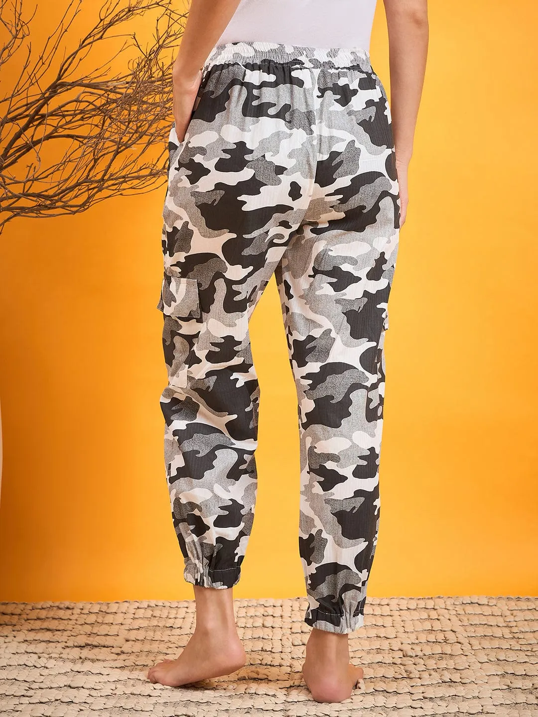 Grey Camouflage Lounge Pants