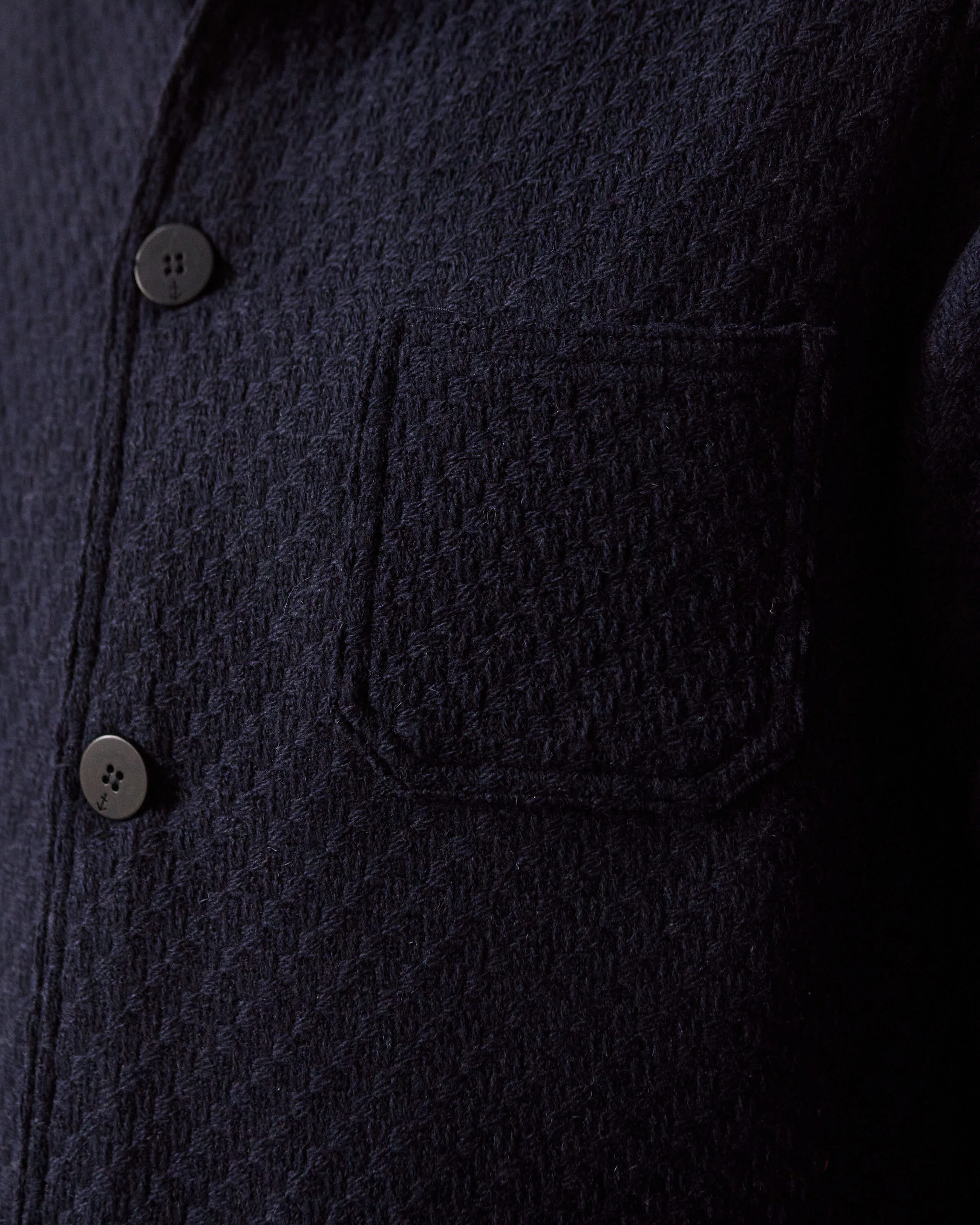 La Paz Baptista Jacket, Navy Wool