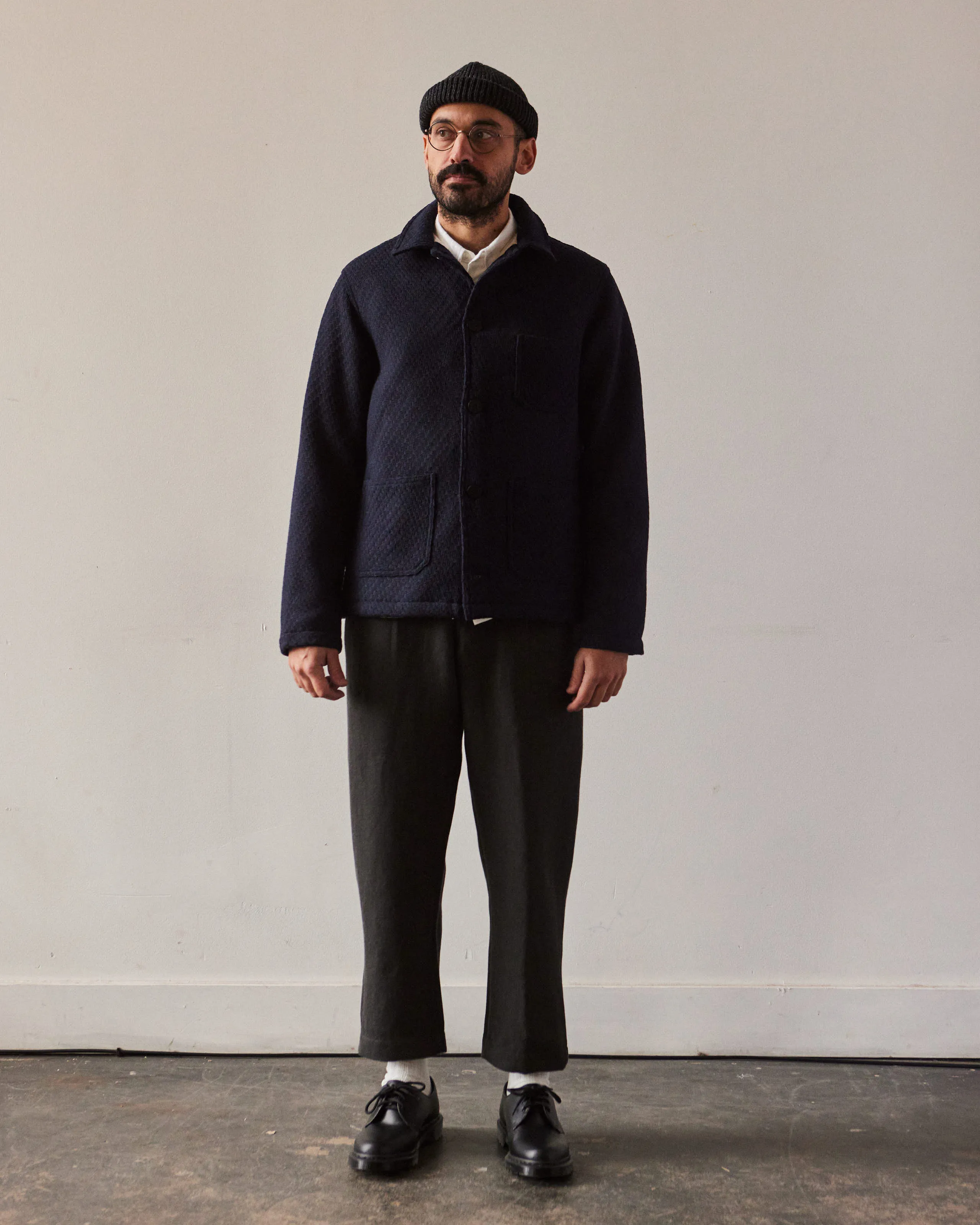 La Paz Baptista Jacket, Navy Wool