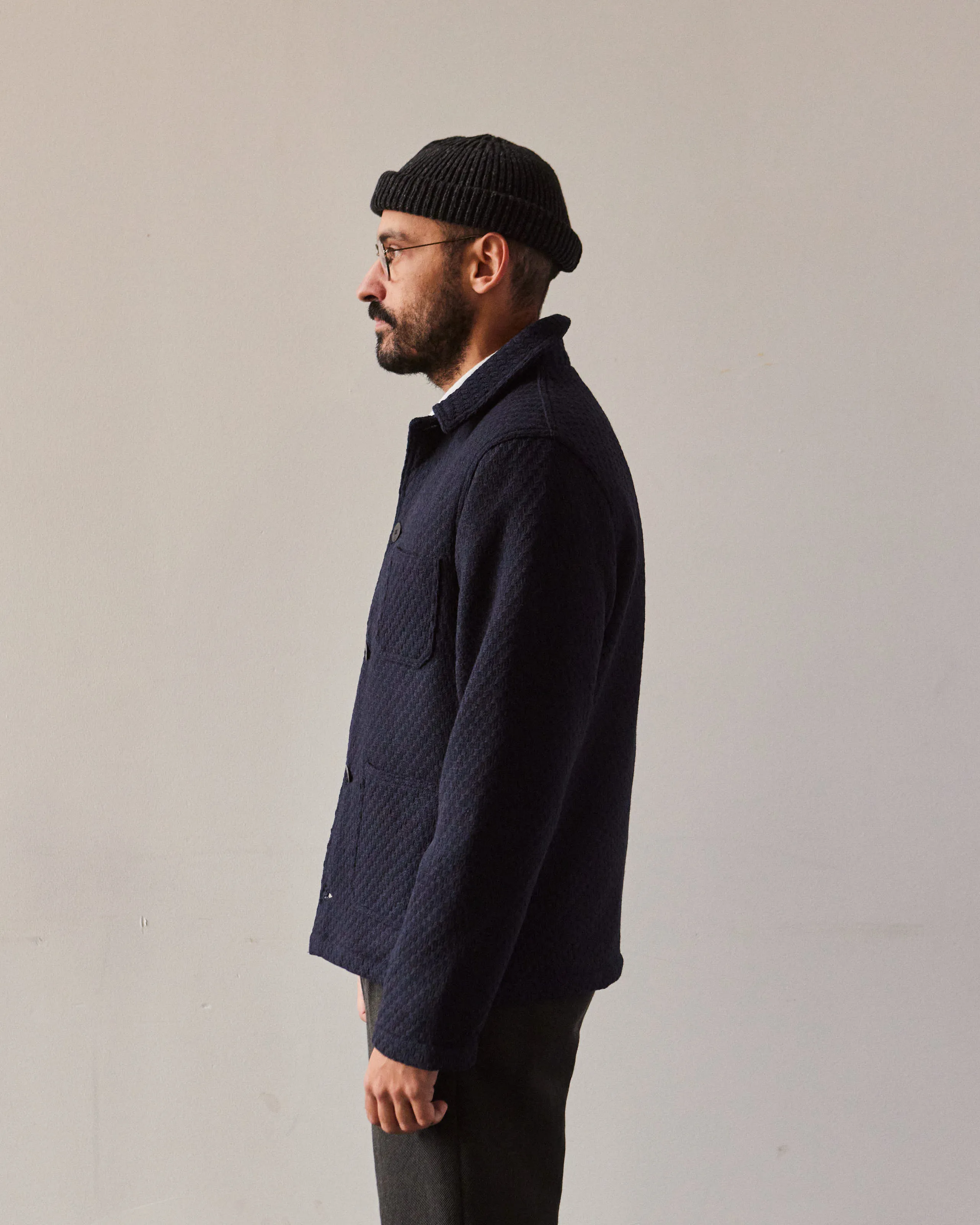 La Paz Baptista Jacket, Navy Wool