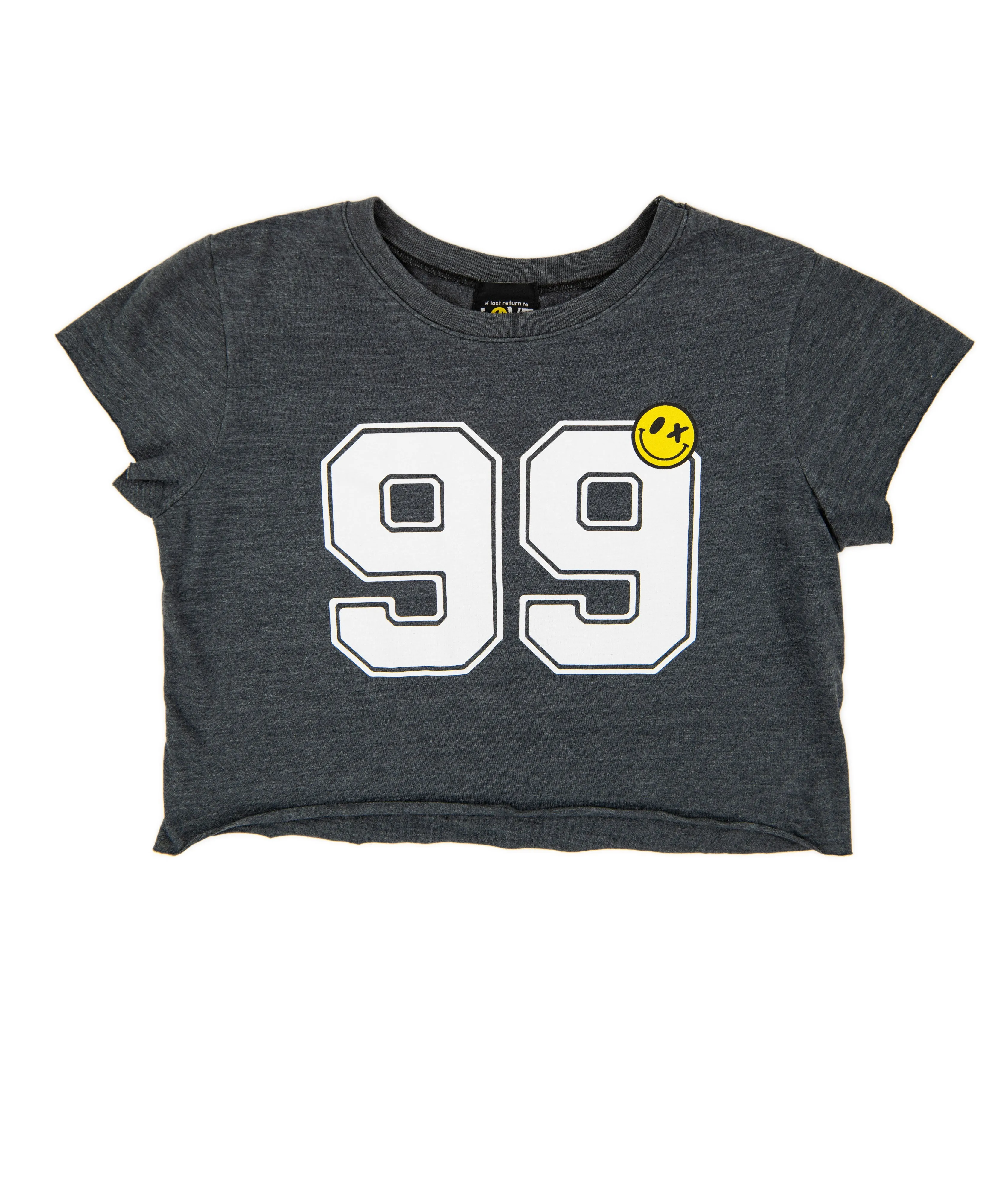 Love Junkie Girls 99 Tee Charcoal