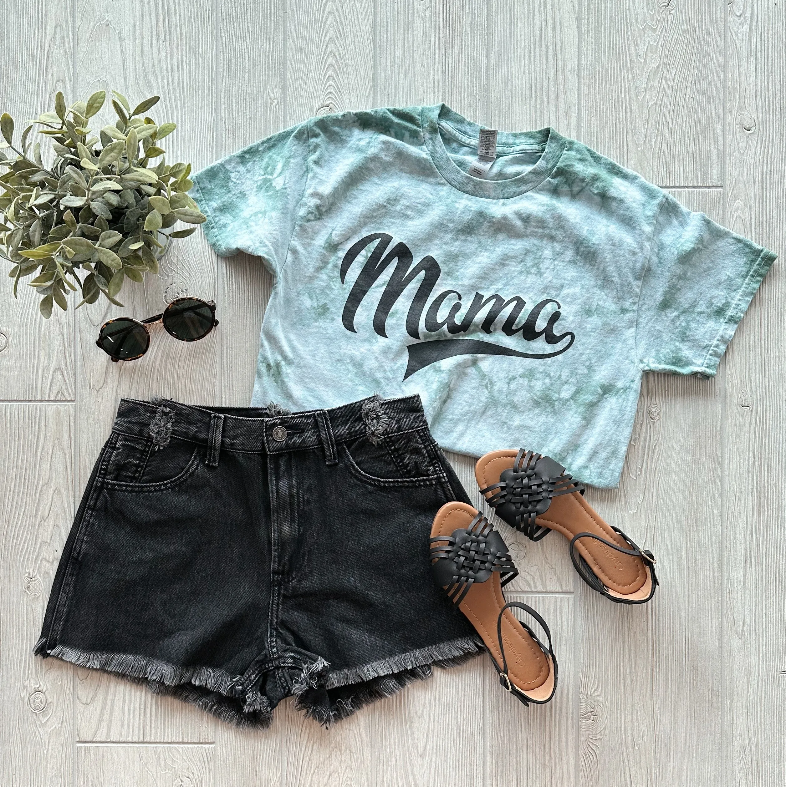 Mama Sporty • Moss Tie Dye