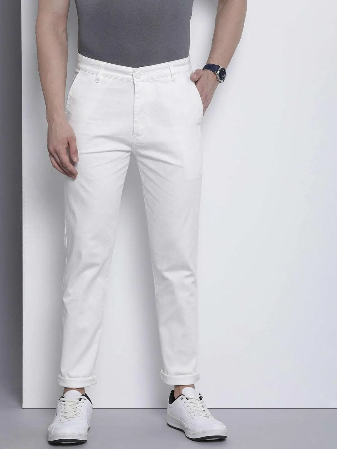 Men's Solid Trouser