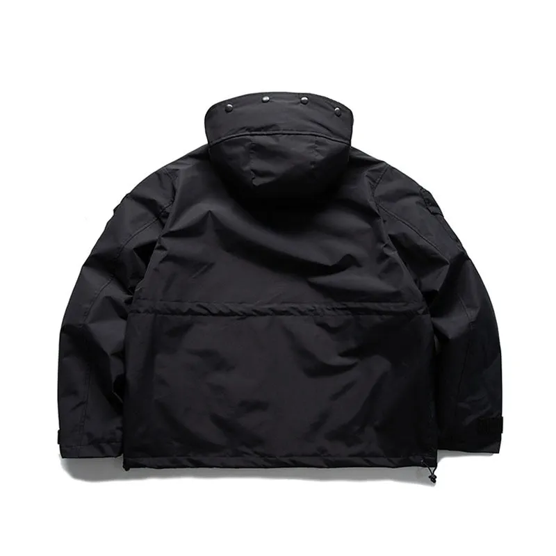 Multi-Pocket Waterproof Windbreaker Jacket