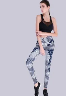 Printed sports yoga pants and Yoga top set