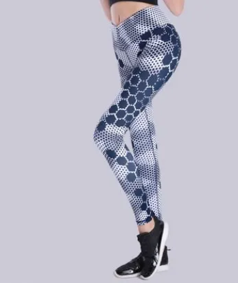 Printed sports yoga pants and Yoga top set