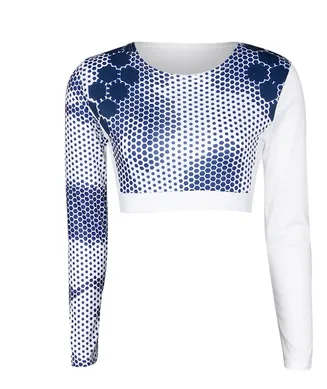 Printed sports yoga pants and Yoga top set