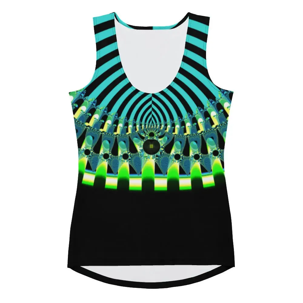 "Happy Stripes" - All Over Print Hot Tank Top