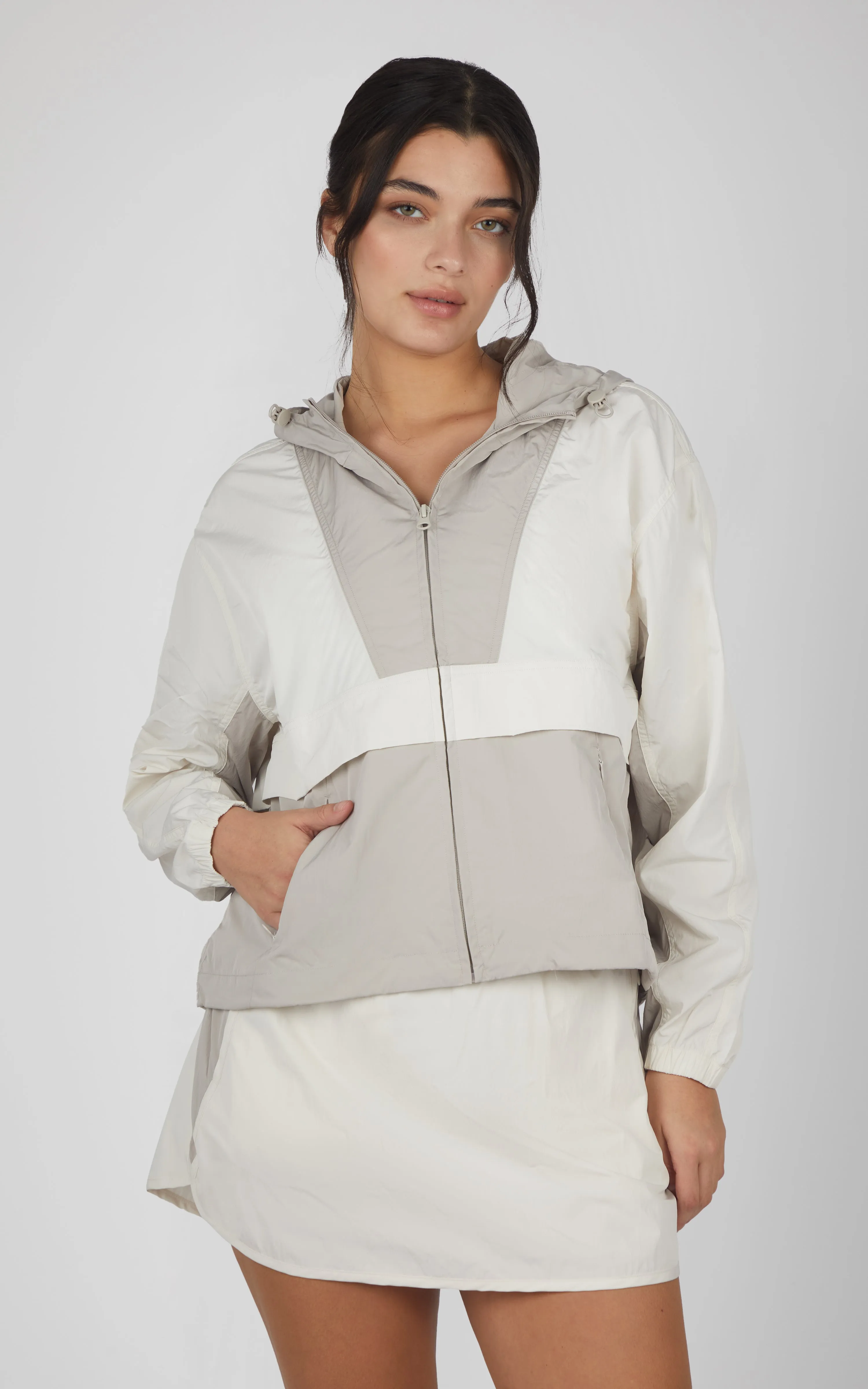 Radiant Color Block Tatum Hooded Jacket