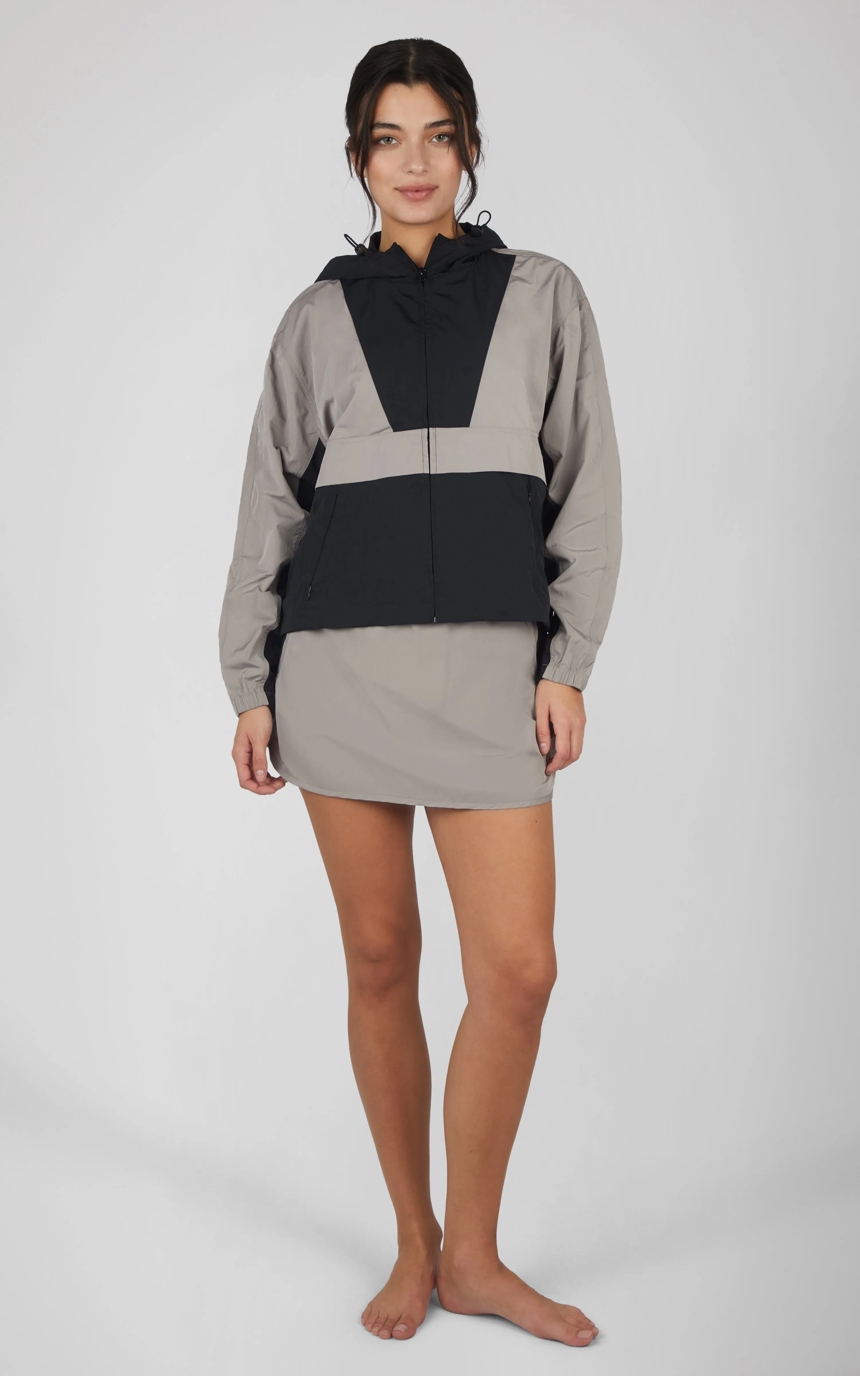 Radiant Color Block Tatum Hooded Jacket