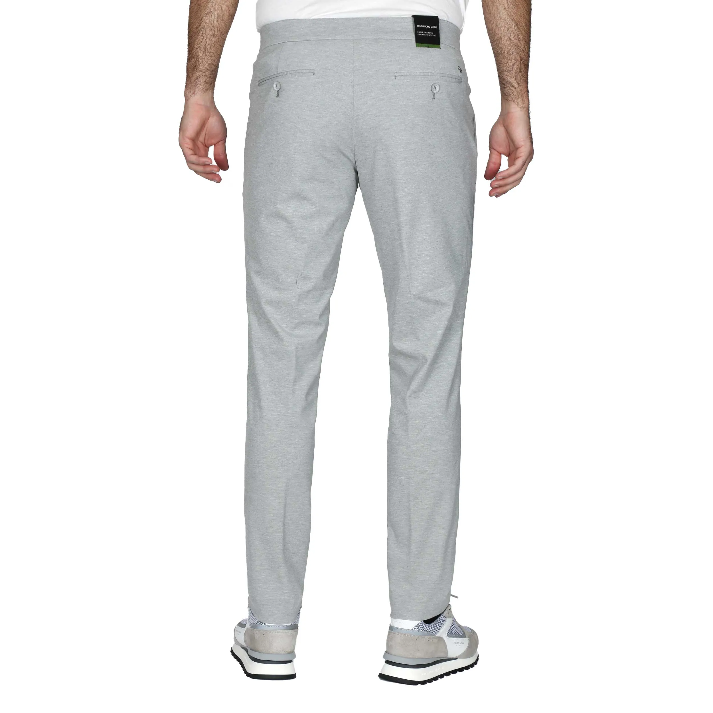 Remus Uomo Sondrio Trouser in Grey