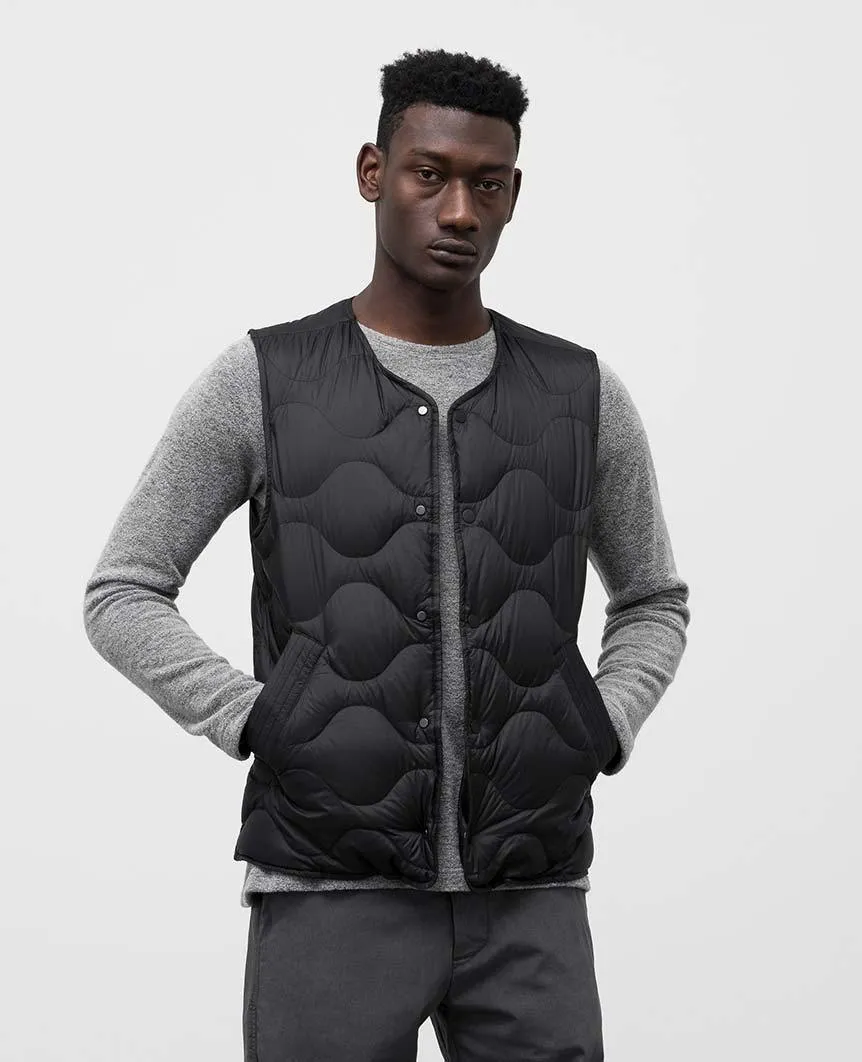 Ripstop Down Vest Black