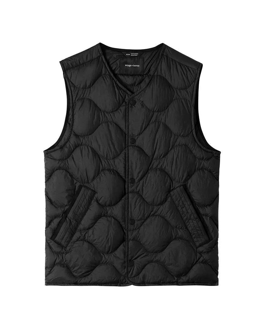 Ripstop Down Vest Black