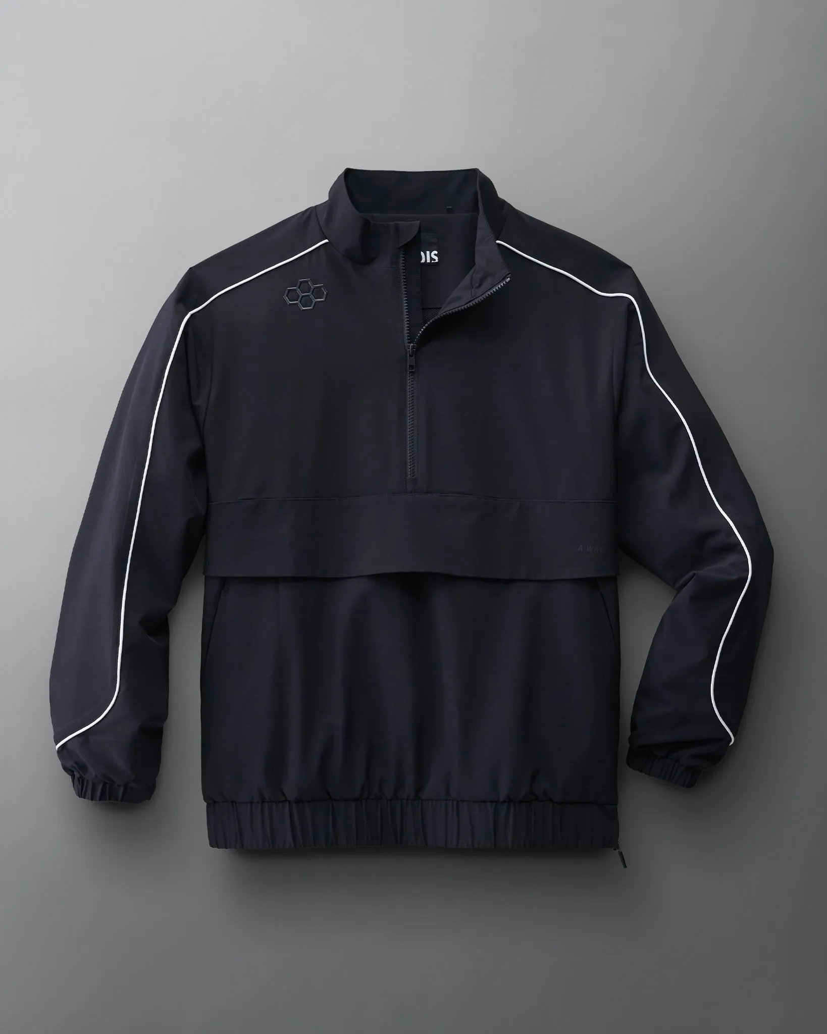 RUDIS 1/4 Zip Windbreaker - Black