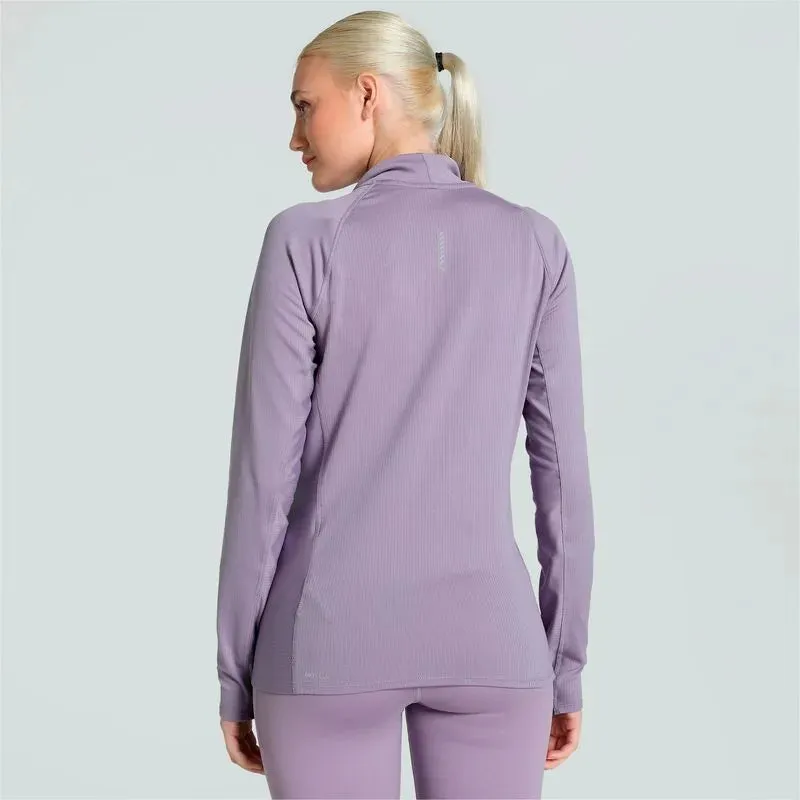 RUN FOR HER RIBBED FULL ZIP Women