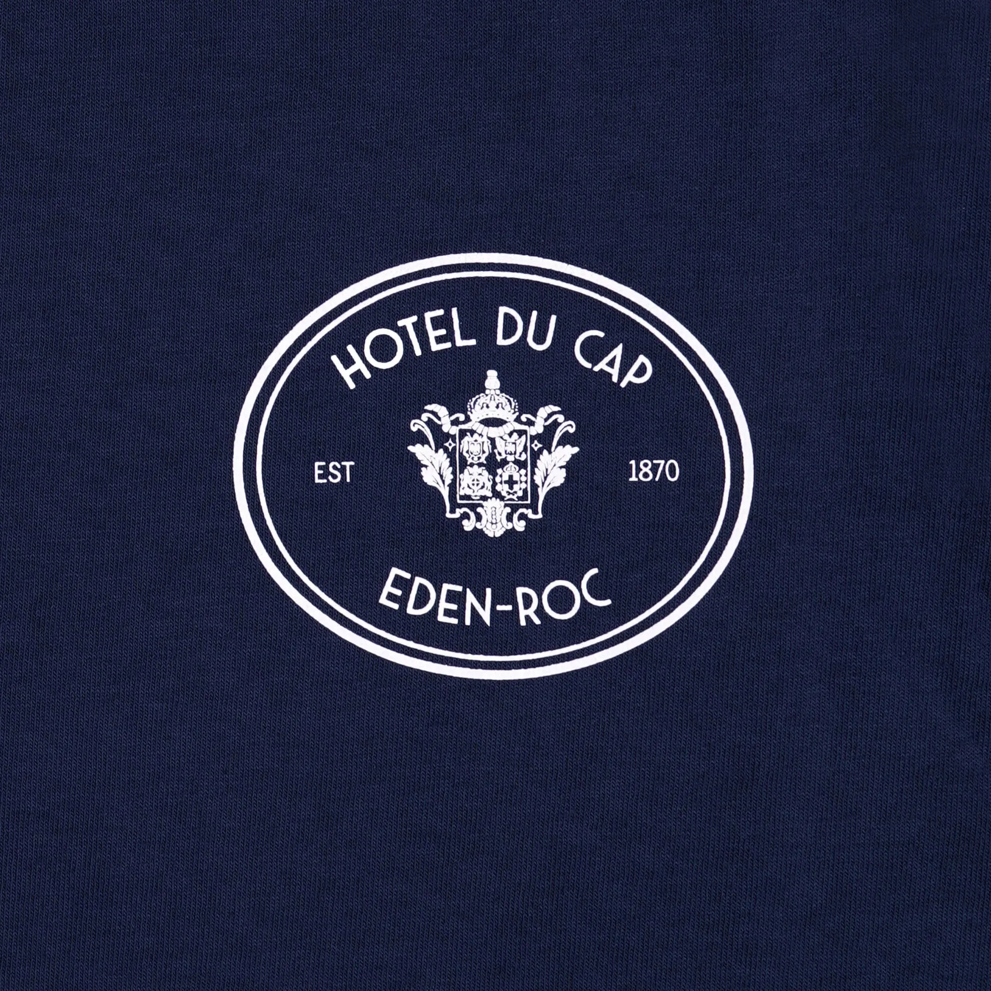 SPORTY & RICH | EDEN CREST KENNEDY T-SHIRT { NAVY/WHITE