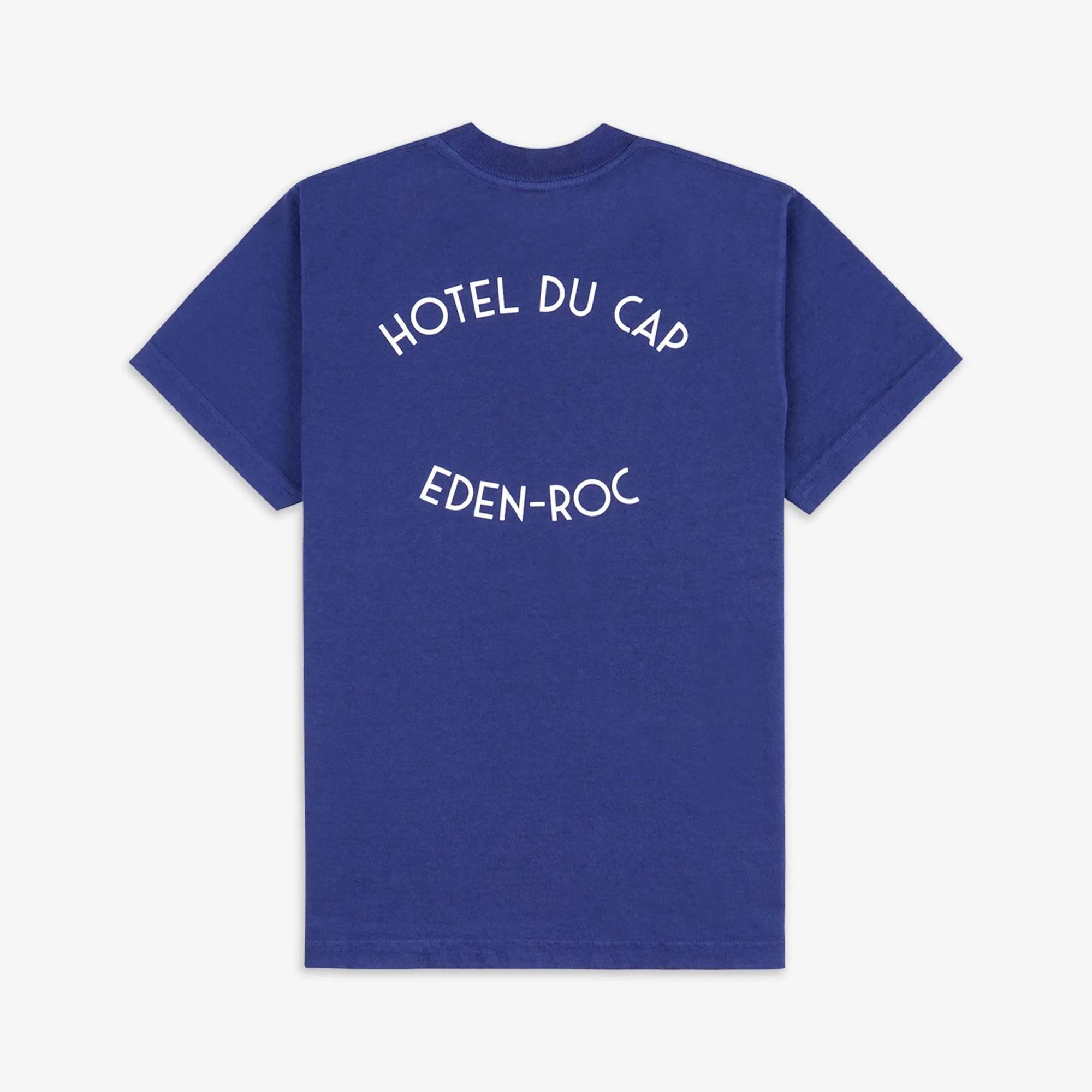 SPORTY & RICH | HOTEL DU CAP T-SHIRT { INDIGO/WHITE