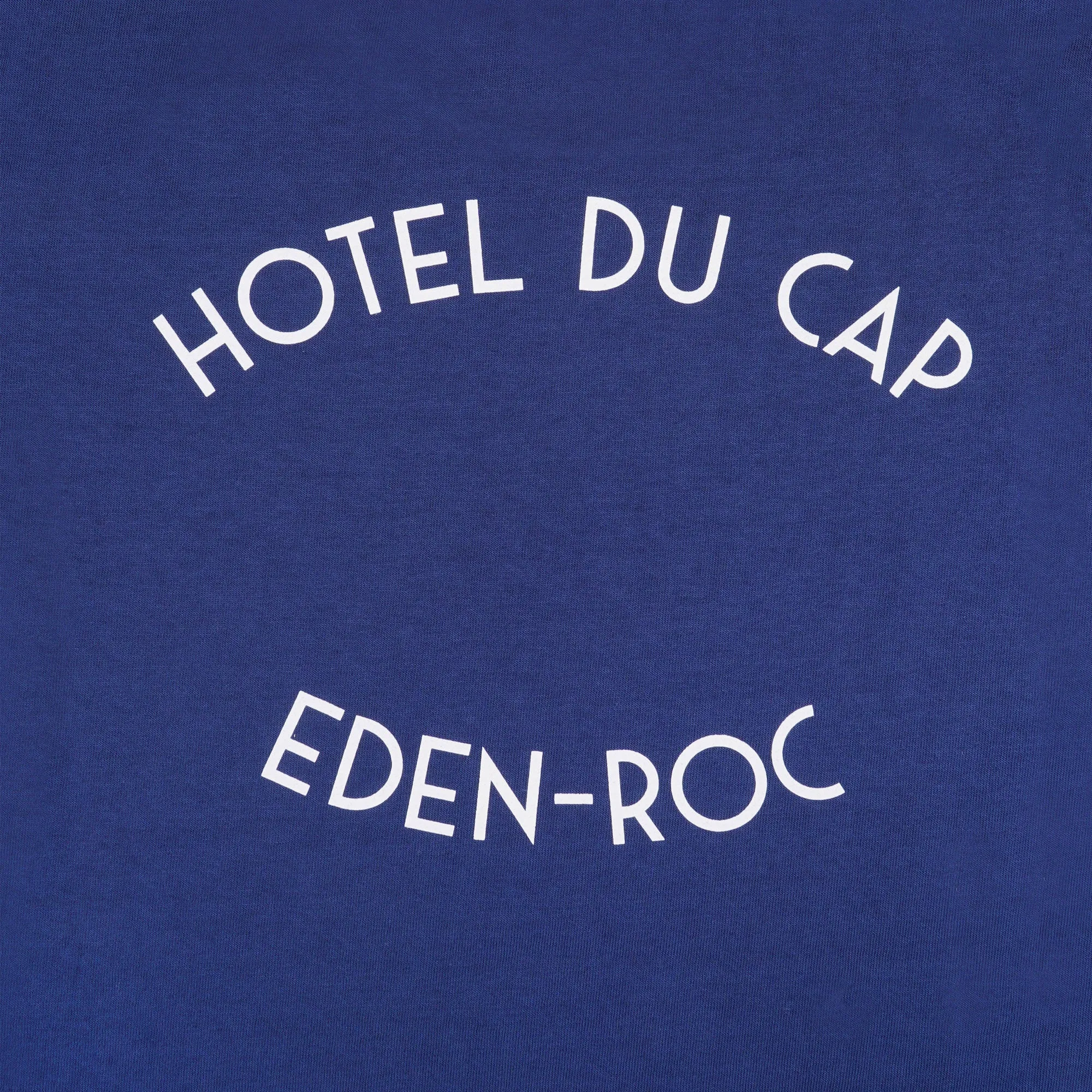 SPORTY & RICH | HOTEL DU CAP T-SHIRT { INDIGO/WHITE