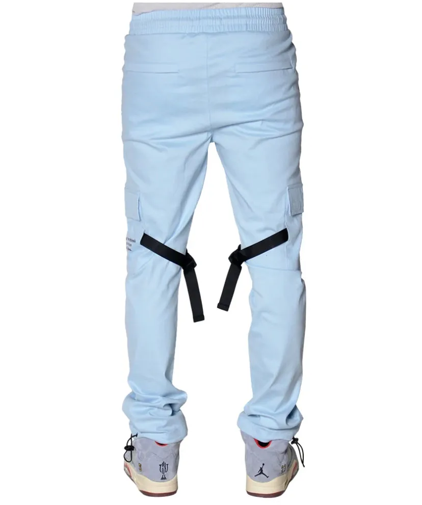 THC X THE SHOP 147 Four Quarters Flared Cargo Pants (Chi Blue)