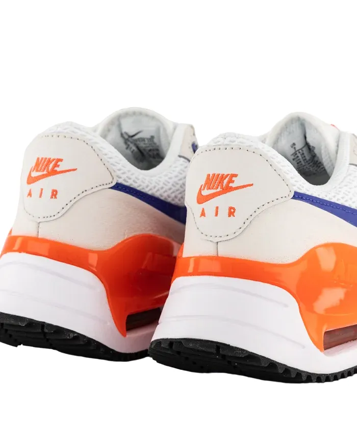 Womens Nike Air Max Systm White/ Bright Crimson Shoes